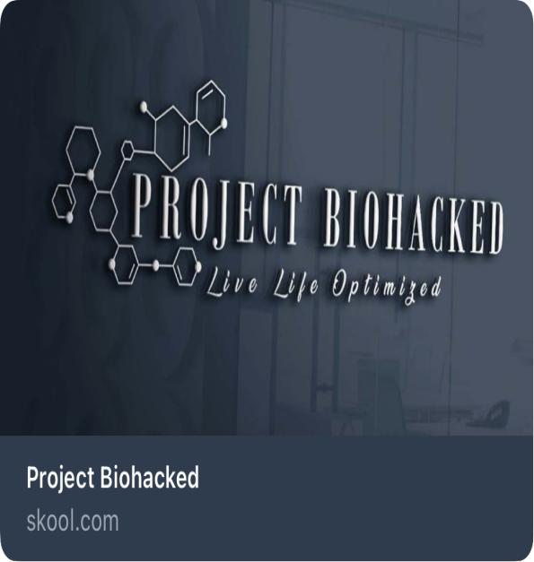 Welcome to Project Biohacked link